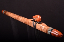 Myrtle Burl Native American Flute, Minor, Mid G-4, #G49H